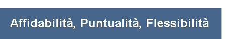 AFFIDABILITa, FLESSIBILITA, PUNTUALITA